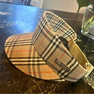 Burberry nova check adjustable visor